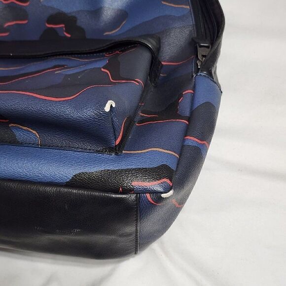 Coach Charles Leather Backpack Multicolor Camouflage main image 8
